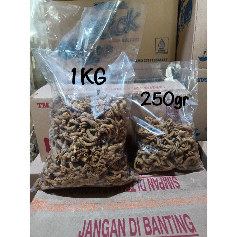 

kripik usus imam repack kecil 250gr / 1kg
