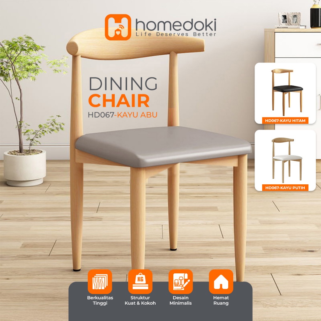 Homedoki Kursi / Kursi Makan / Kursi Kayu / Kursi Belajar / Kursi Kantor