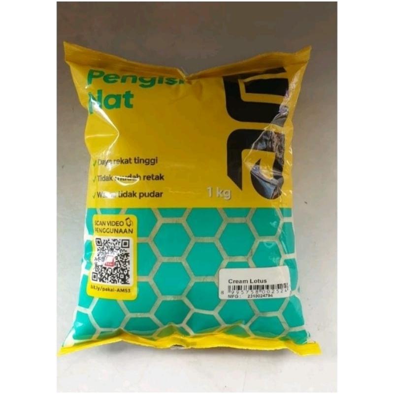 Semen nat keramik warna cream lotus AM 53