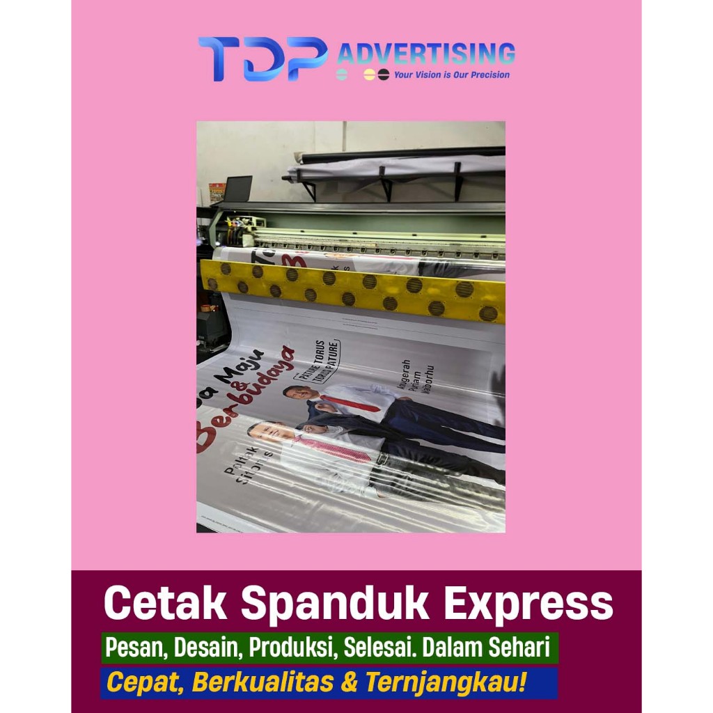 CETAK SPANDUK BALIHO BILLBOARD SIAP 1 HARI