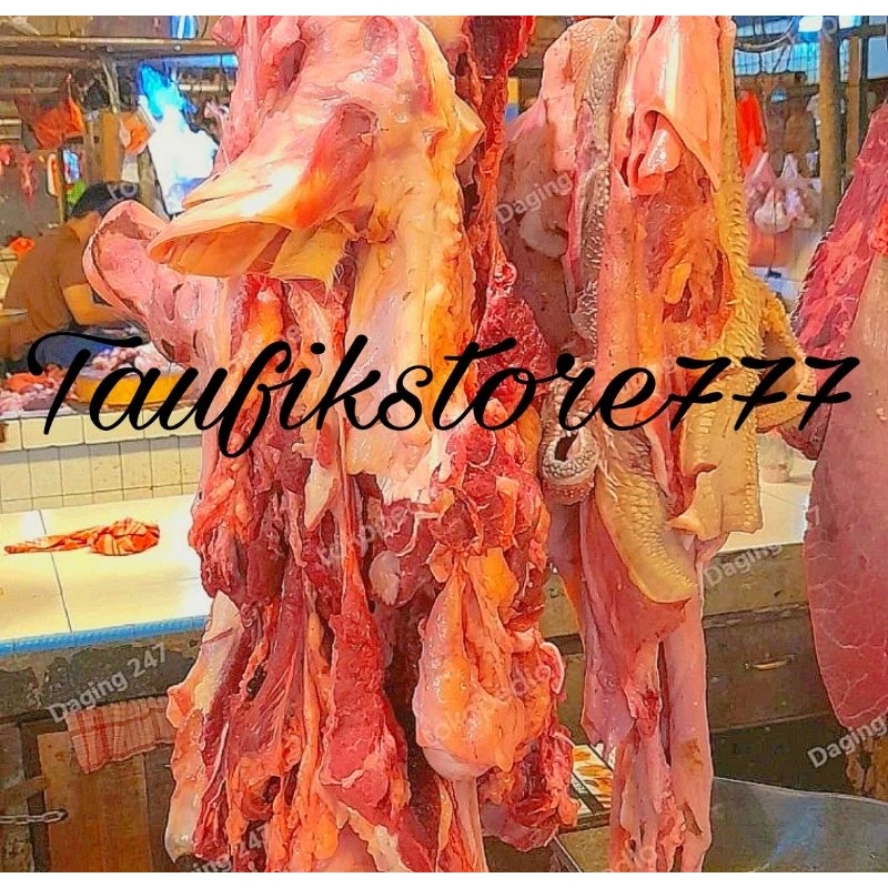

Daging Kepala Sapi Segar Fresh Lokal Import