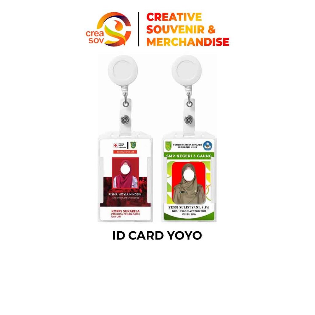 

Creasov, Custom ID Card,name tag Yoyo, ID Card Yoyo, kartu idenitas