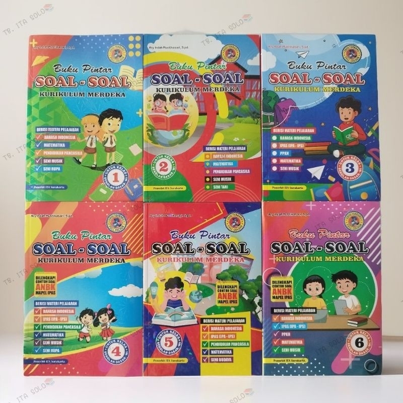 Buku Pintar Soal Soal Kurikulum Merdeka Kelas 1-6 SD
