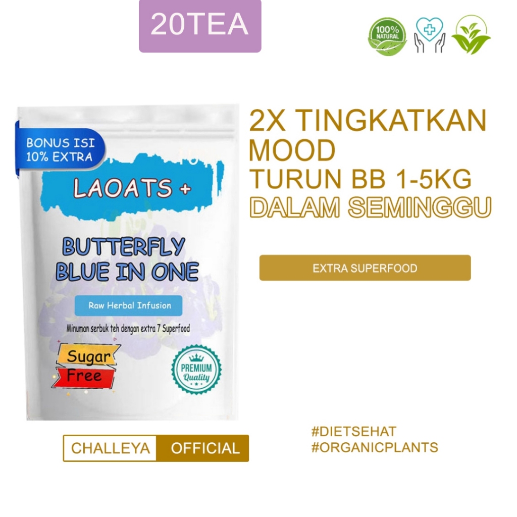 

Teh Bunga Telang Minuman Diet Penurun Berat Badan Bunga Telang Organik Teh Telang Bunga Telang Organik Laoats