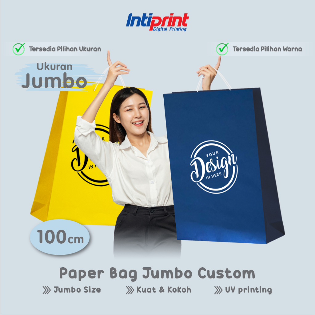 

Paper Bag Jumbo Custom UV Printing / Tas Kertas Besar / Kantong Kertas Big Size