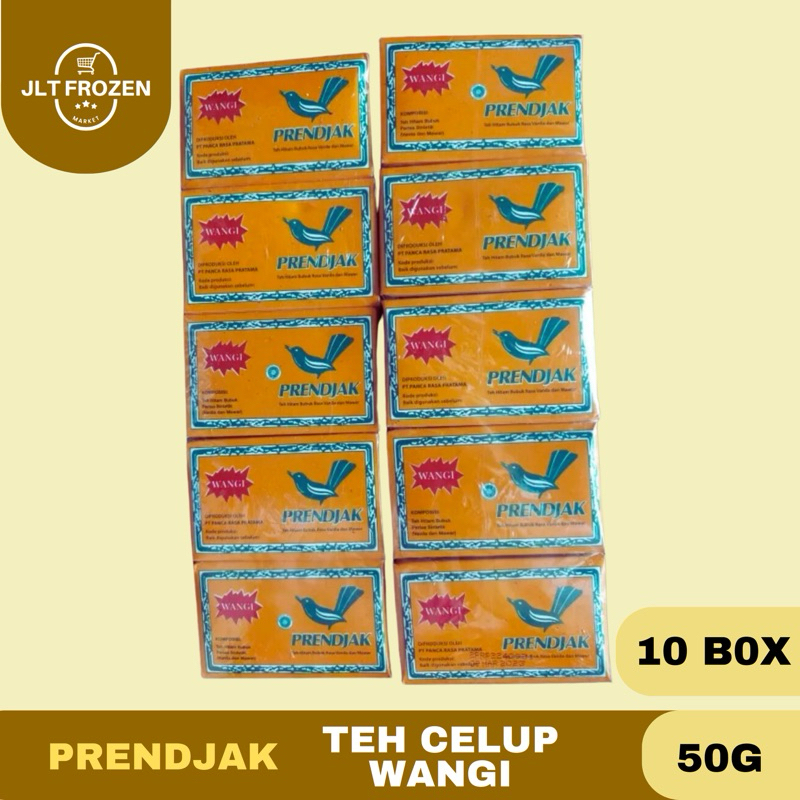 

Prendjak Teh Wangi Super / Teh Bubuk Prenjak Tea / Seduh Kemasan 50g 10 BOX