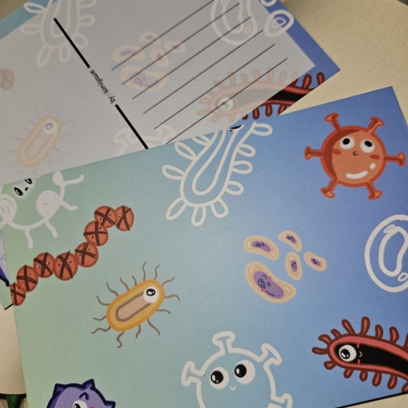 

Postcard Microbio (Mikrobiologi)