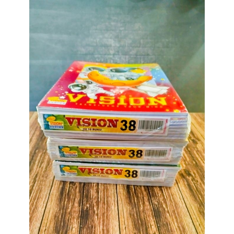 

Buku Tulis Vision 38 (1 pak isi 10 buku)