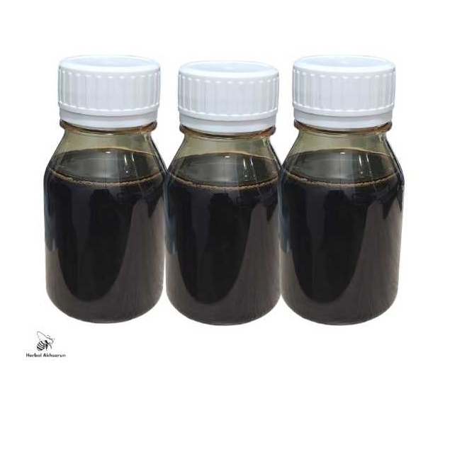 Madu Hitam Pahit Gamat Propolis Curah Isi Bersih 300gr