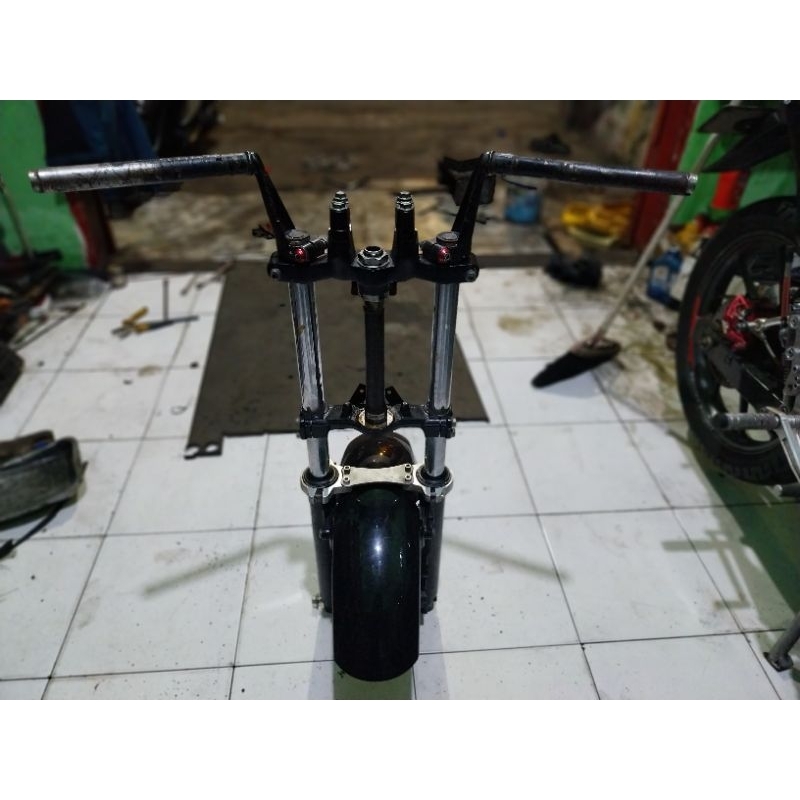 shock depan full set gsx + stir sonic pnp satria fu / satria fi