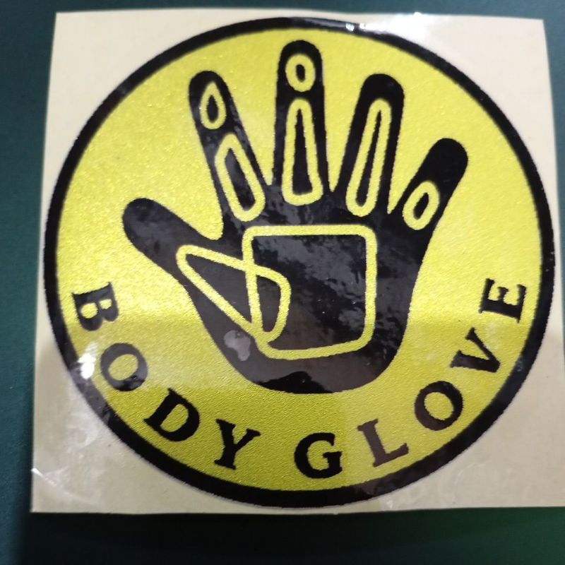 

stiker gambar tangan body glove