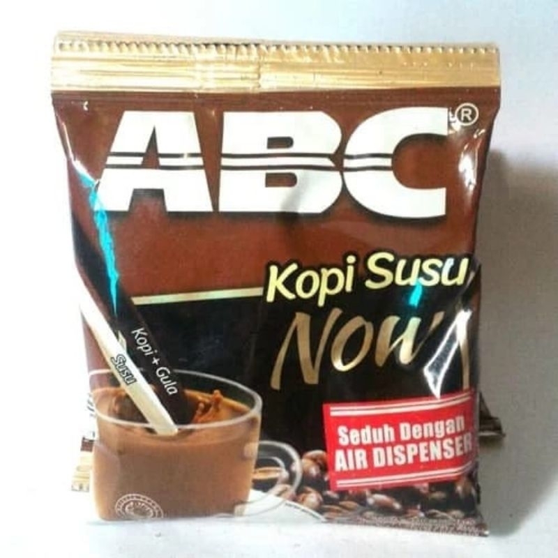 

Kopi ABC susu 30g isi 10 pcs( 1 renteng)