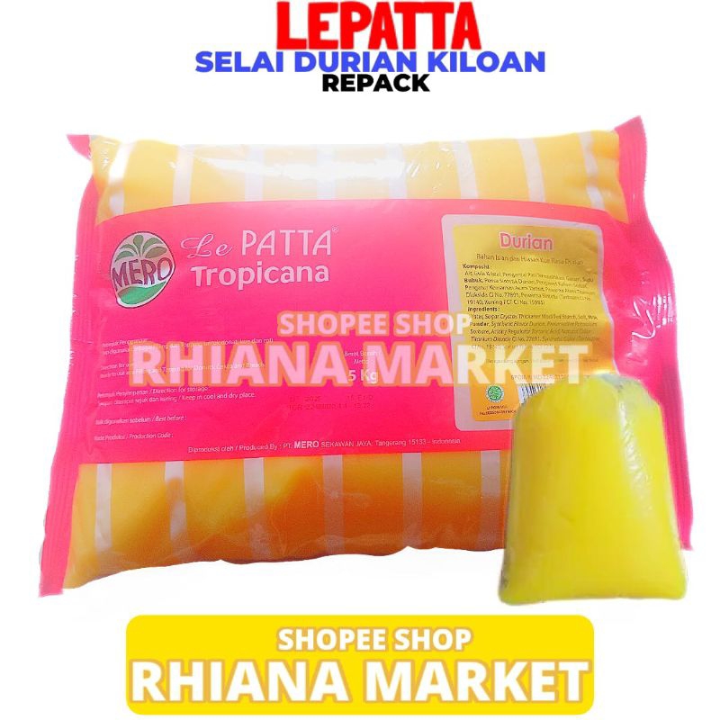 

Selai Durian Creamfill Lepatta 250 Gram