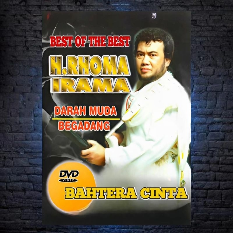KASET DVDVIDEO LAGU DANGDUT HJ RHOMA IRAMA BEST OF ALBUM TERBAIK - KASET DVDVIDEO MUSIK DANGDUT LAWA