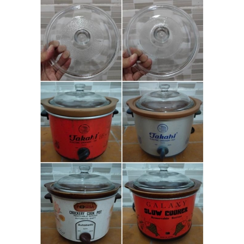 (TUTUP KACA NYA SAJA) Tutup Kaca Untuk Slow Cooker Takahi 1,2 Liter & Berbagai Merk Lain