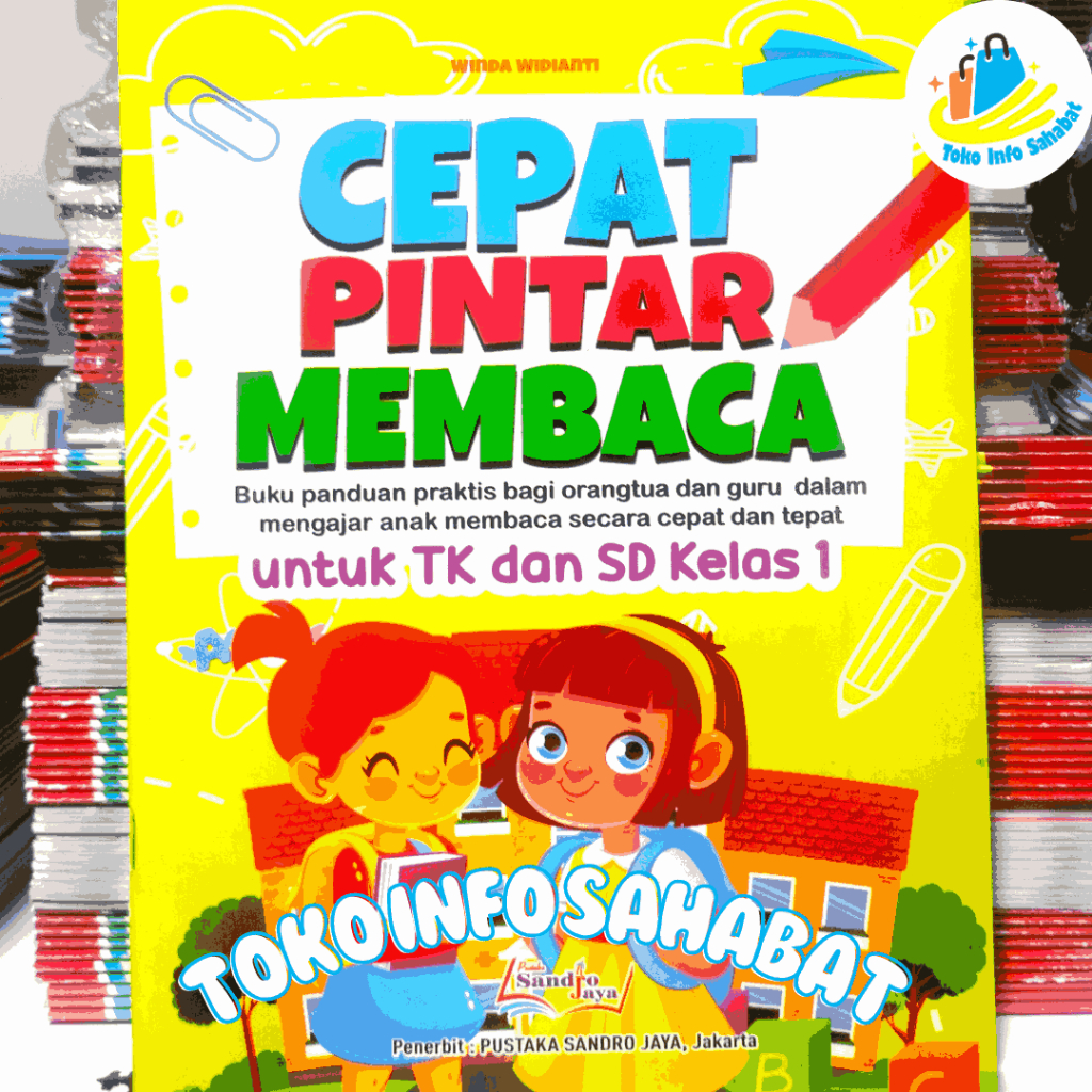 Buku Anak Cepat Pintar Membaca Untuk TK dan SD Kelas 1 Ukuran Jumbo