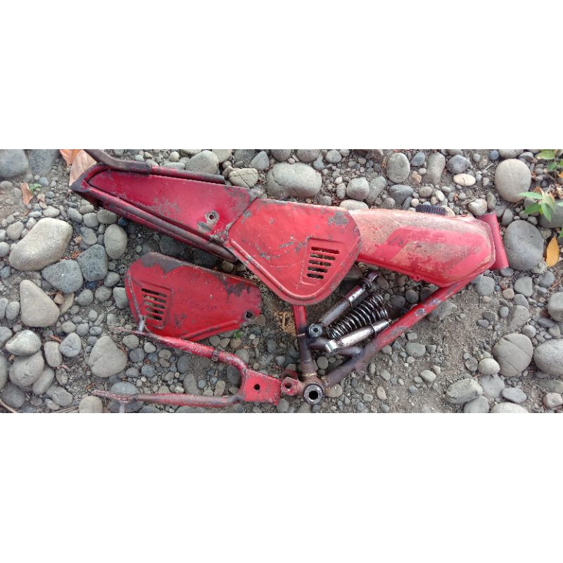 frame set BMX motobike sasis body BMX motobike BMX cross BMX trail jadul BMX trail lawas cross BMX f