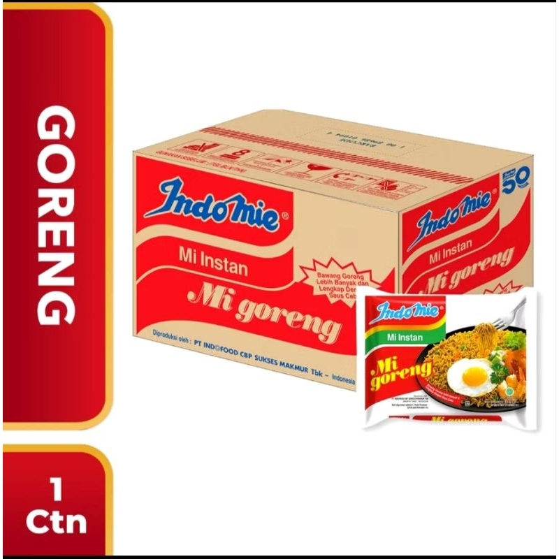 

INDOMIE GORENG 1 KARTON 48PCS