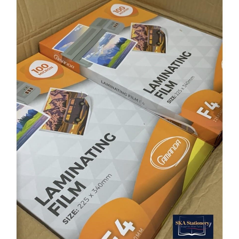 

KODE B19U Plastik LaminatingLaminating Film Folio F4 1 Mikron Amanda Pak