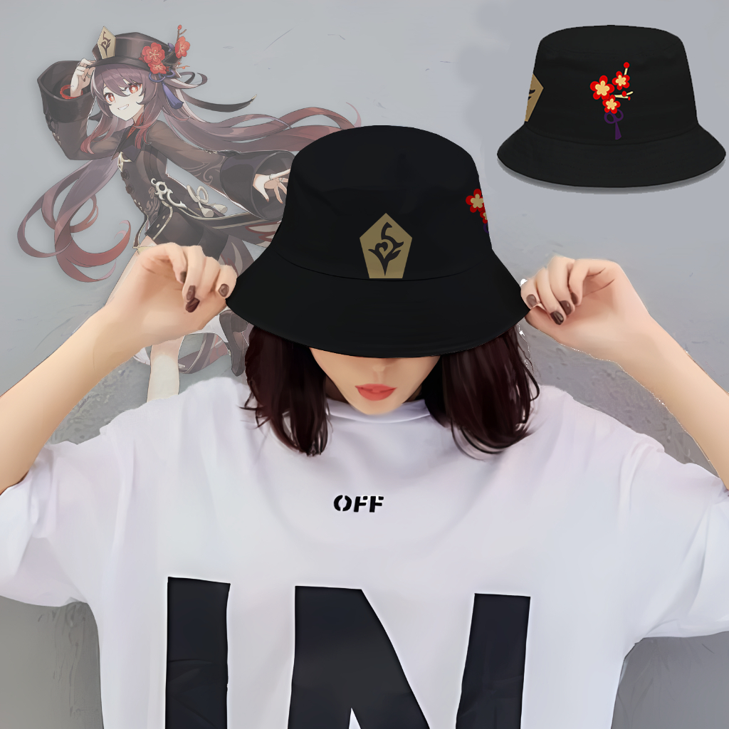 Bucket Hat Genshin Impact Hu Tao