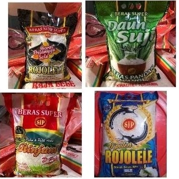 

BERAS 5Kg RajaLele PandanWangi Rinjani Pulen & Super Grade A