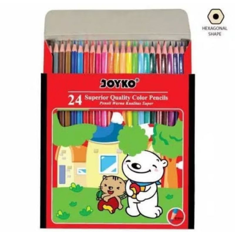 

Pensil Warna Joyko 24 Warna Panjang CP-24PB