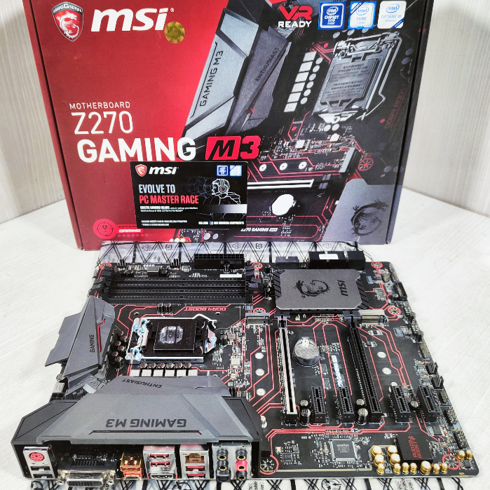 Promo Motherboard MSI Z270 Gaming M3 Socket 1151 Support Gen 6/7 Termurah New Open Box Bergaransi