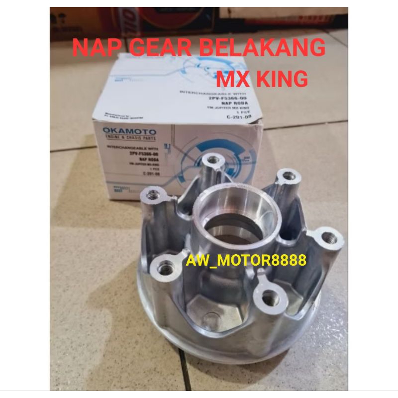 NAP GEAR NAPGEAR BELAKANG MX KING / MX KING 150 NAP RODA NAPRODA BELAKANG (OKAMOTO)