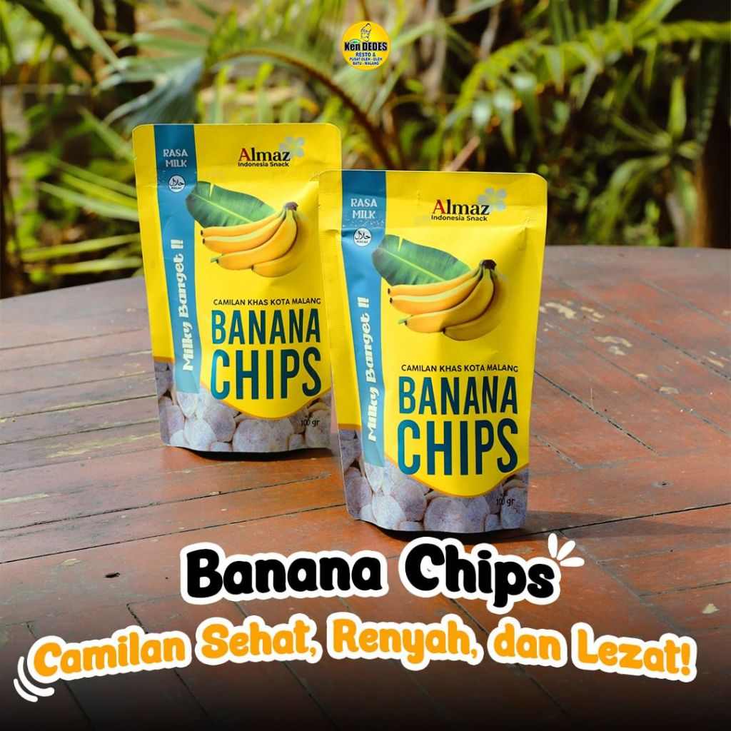 

Banana Chips Chocolate - Keripik Pisang Cokelat by Almaz indonesia