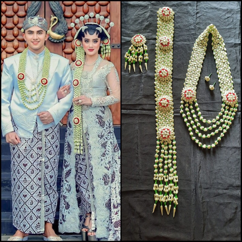 melati set pengantin / kalung melati / melati jawa pengantin