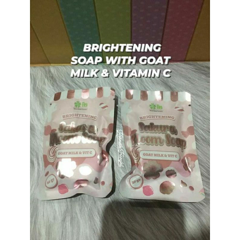 FLEO BRIGHTENING SOAP WITH GOAT MILK & VITAMIN C
