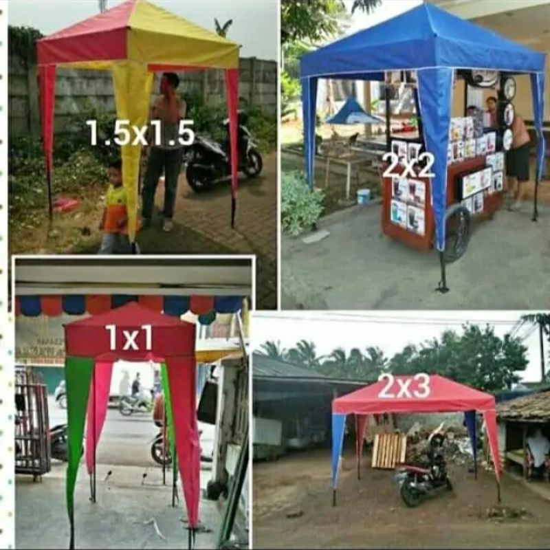 TENDA BAZAR TENDA BONGKAR PASANG PILIH SESUAI UKURAN 1x1 1.5x1.5 2x2 2x3 PALING LARIS