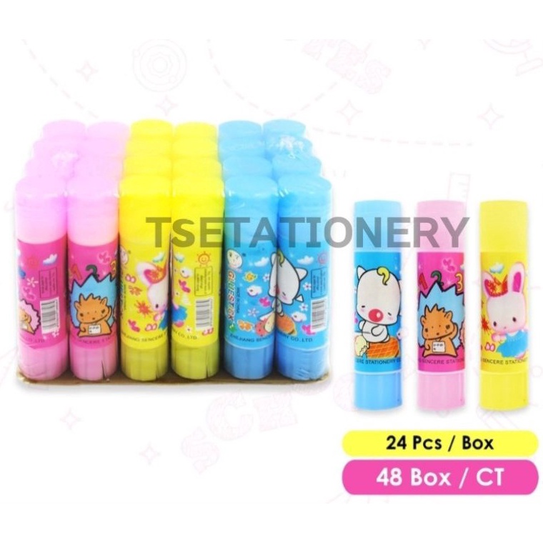 

KODE L26F Glue Stick Fancy Lem Kertas Stick 24 Pcs GROSIR