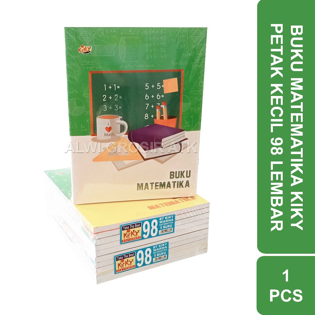 

BUKU TULIS PETAK KECIL KIKY 98 LEMBAR / BUKU MATEMATIKA | 5 PCS