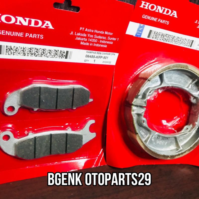 ￼KAMPAS REM DEPAN BELAKANG MEGAPRO LAMA/VERZA