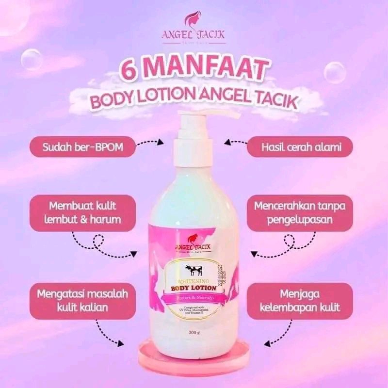 (300 g) Handbody Angel Tacik / Body Lotion / Hb Angel Tacik Asli Hand Body Ori BPOM