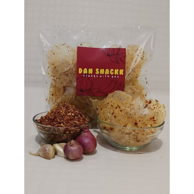 

[100g] DAN SNACKK KERIPIK KACA PEDAS GURIH DAN RASA LAINNYA COCOK UNTUK SOBAT NGEMIL