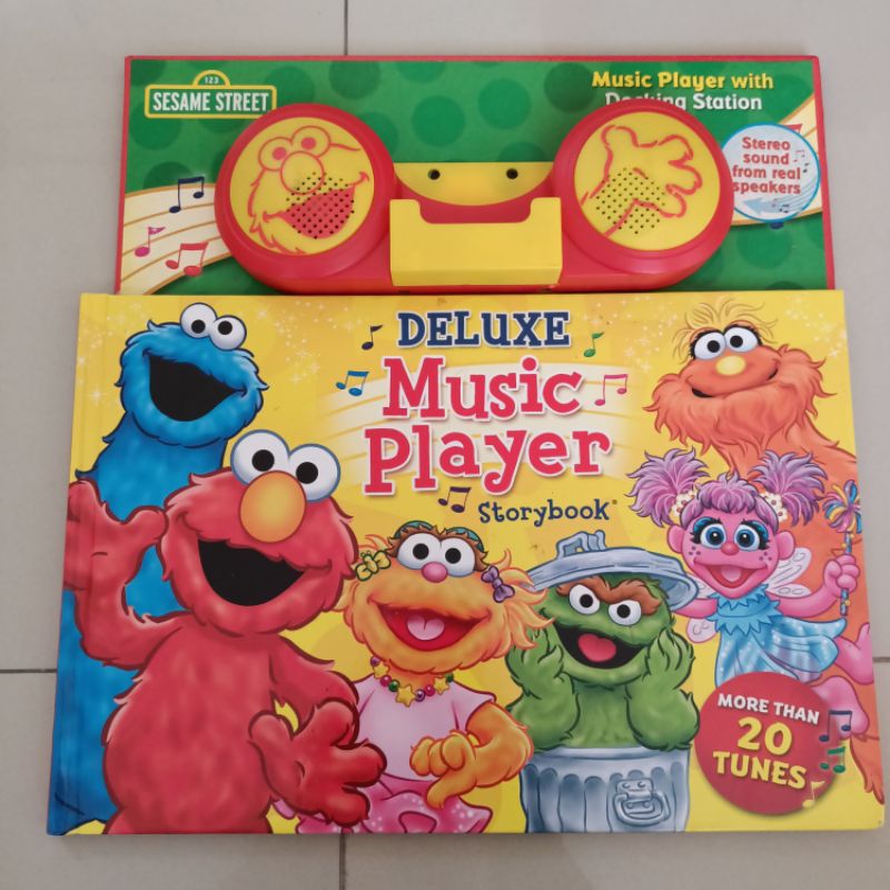 Children book Soundbook Deluxe Music Player Sesame Street PRELOVED