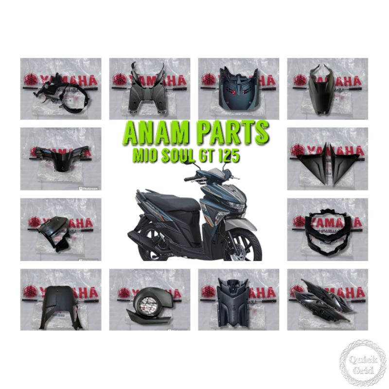 COVER BODY KASAR YAMAHA MIO SOUL GT 125( 2SX) BLUECORE ORIGINAL YAMAHA YGP