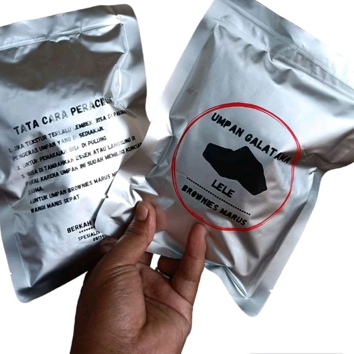 Umpan mancing galatama lele brownies marus siap pakai