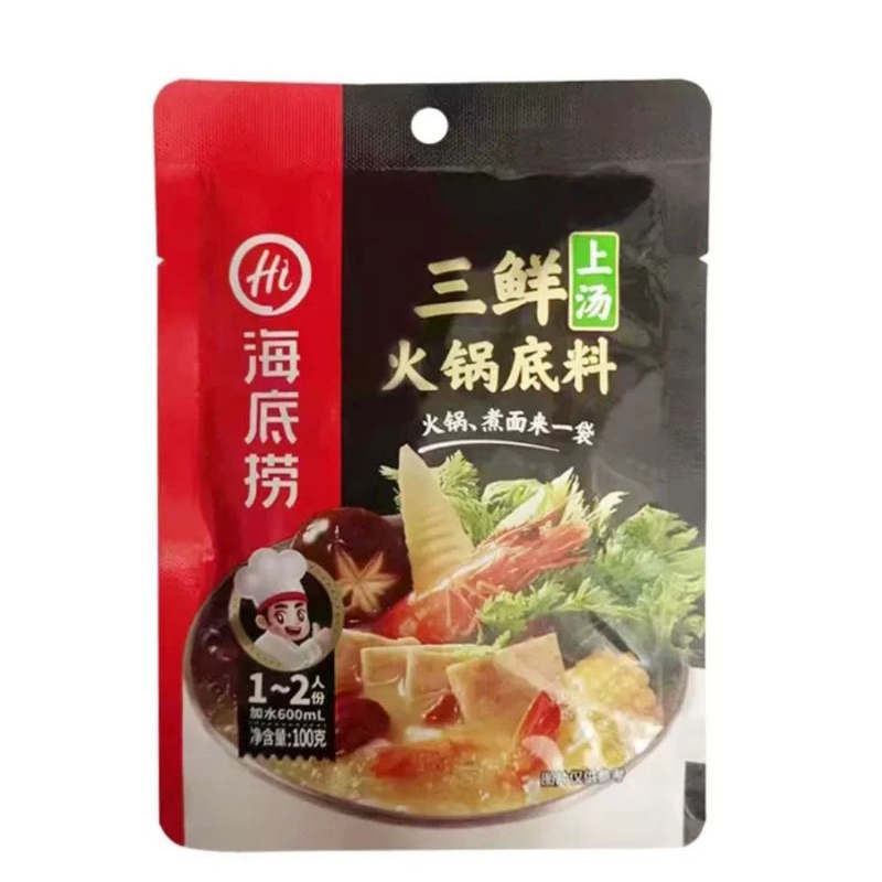 

Haidilao Shrimp Flavour Hot Pot Sauce Hai Di Lao100gr