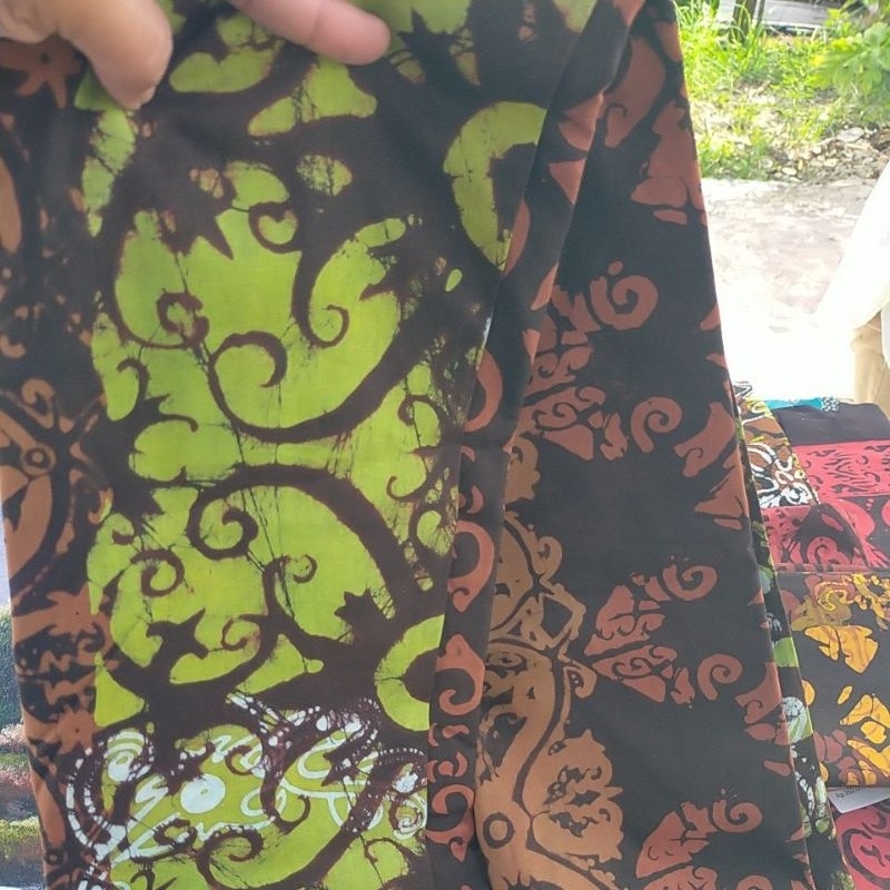 kain batik cap motif Balikpapan dan Kaltim