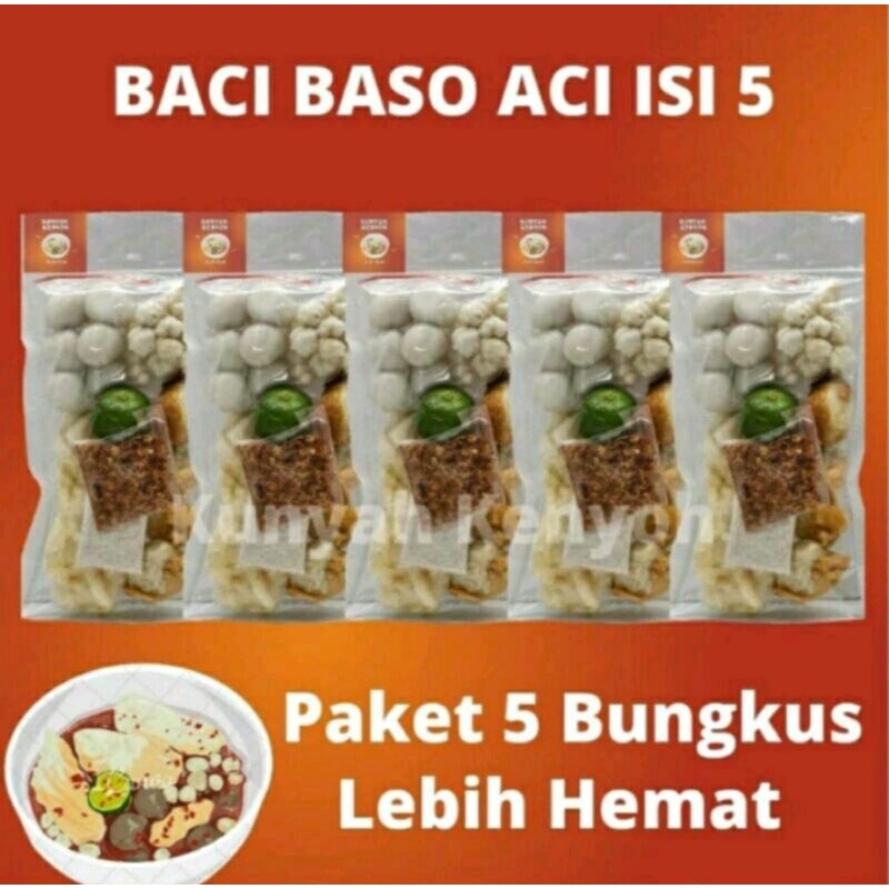 

Boci baso aci paket 5pcs lebih hemat boci instan homemade baso aci murah