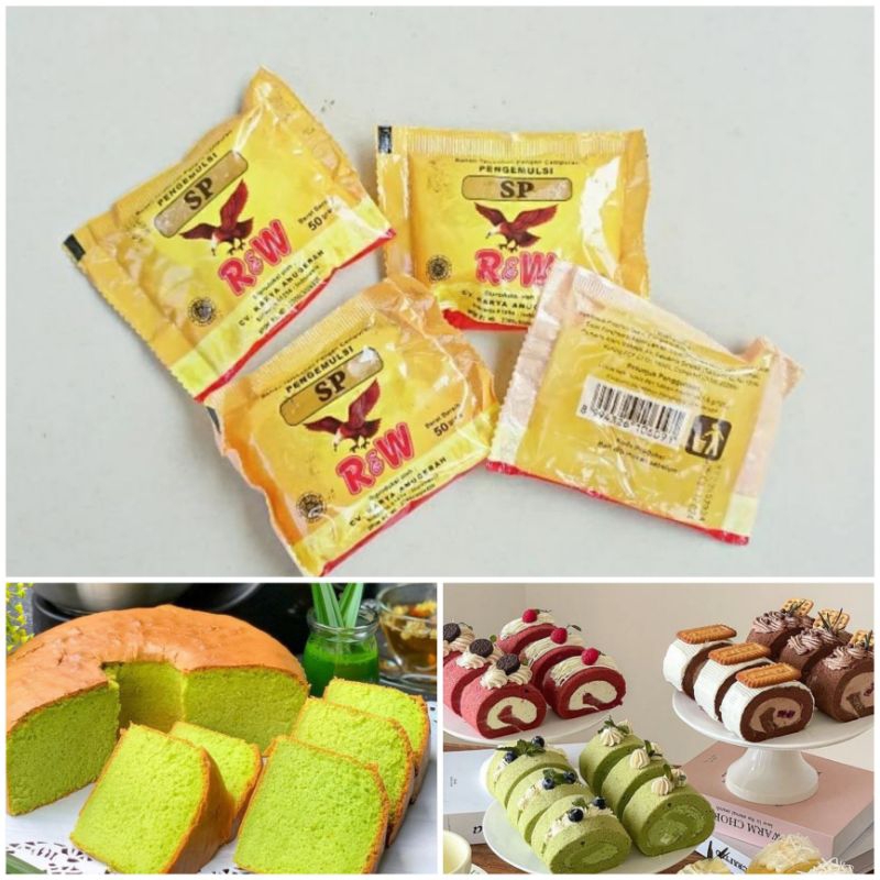 

RW pengembang kue cake emulsifier/pengemulsi SP Rajawali R&W 50gr