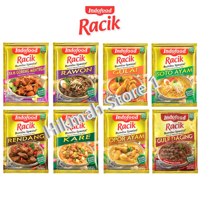 

Bumbu Spesial Racik Indofood Kare / Gulai / Opor / Rendang / Soto / Rawon