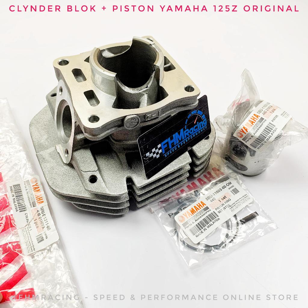 Clynder Blok + Piston Yamaha 125Z ORIGINAL