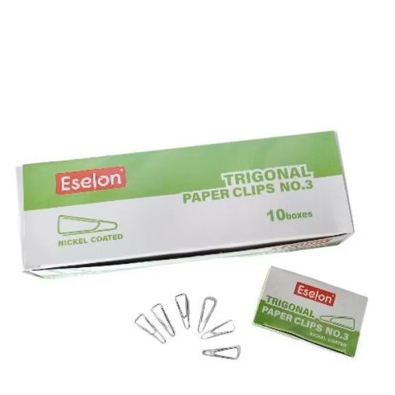 

Paper clip no 3 eselon / trigonal clip eselon no 3 / klip kertas / penjepit kertas