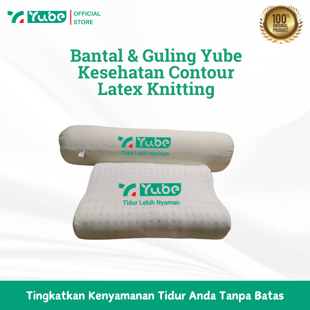 Asli Bantal Latex contour Kain Knitting Yube
