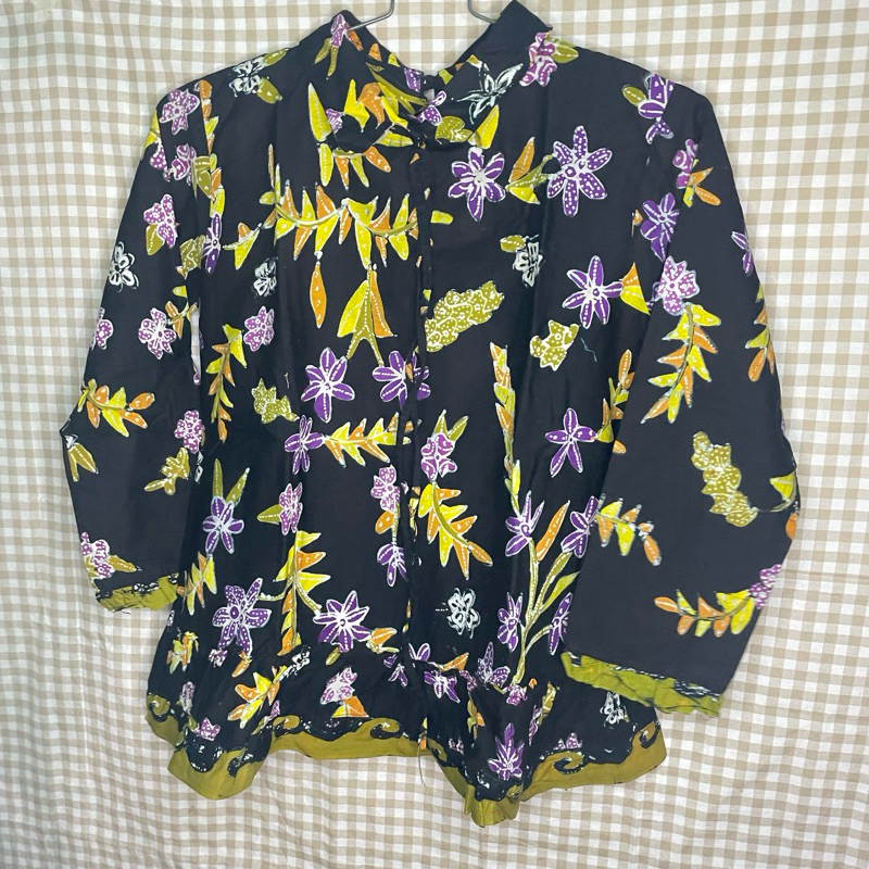 preloved baju atasan batik tulis asli sidoarjo