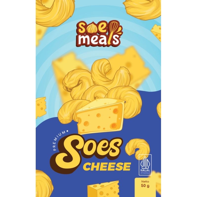 

SUS KERING 50gr CRISPY CHEESE/ SOES KERING RASA ORIGINAL KEJU / SOES KERING